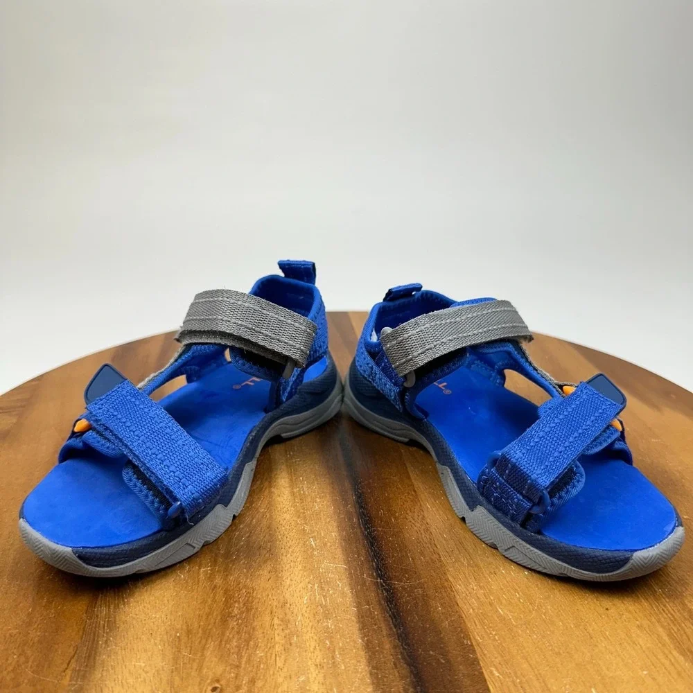 New NWOB Little Kids Merrell Hydro Rapids Hiker Blue Sandals Shoes Size 12 C